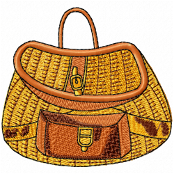 Fishing Embroidery Design 12